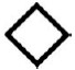 Symbole d’avertissement qui consiste en un contour en forme de losange.