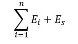 Es plus the sum of Ei for each fossil fuel “i” combusted in the unit during the calendar year.